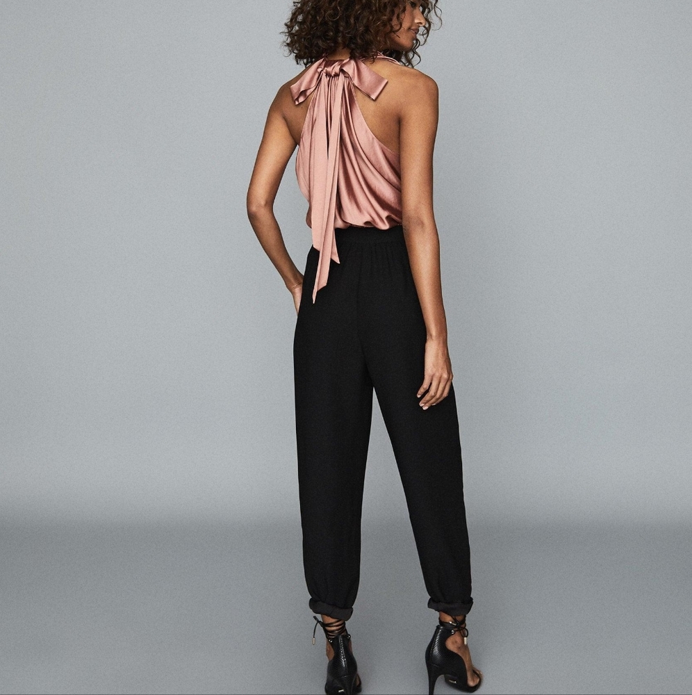 *Restock!* NWT REISS | Harley Contrast Jumpsuit - Picture 3 of 5